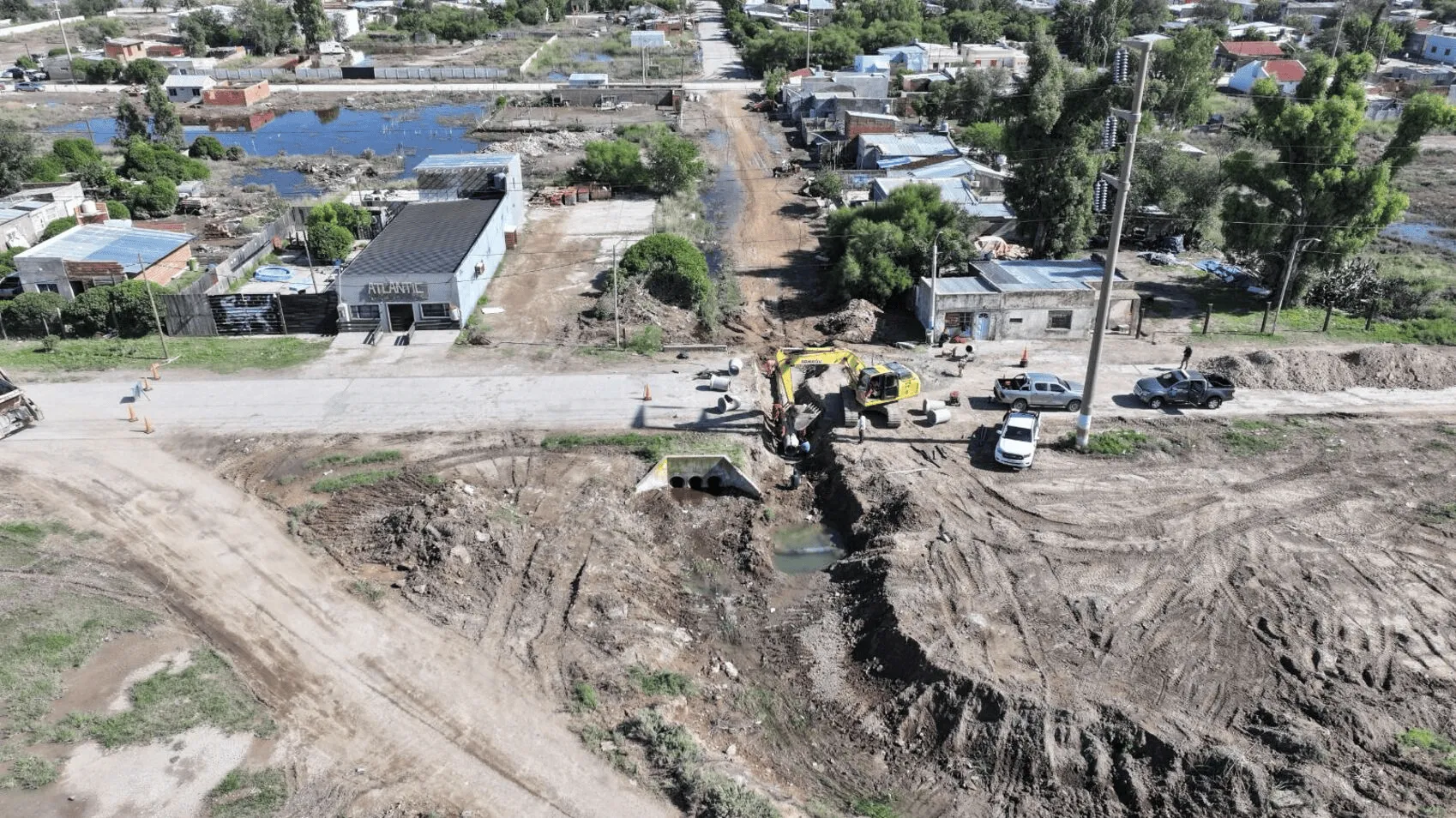 Declaran emergencia vial en Bahía Blanca por deterioro en las rutas tras la tormenta