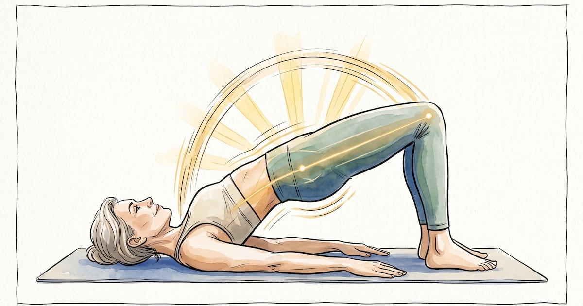 Plancha con rodillas apoyadas y puente: dos movimientos para activar el abdomen sin descuidar la espalda después de los 50