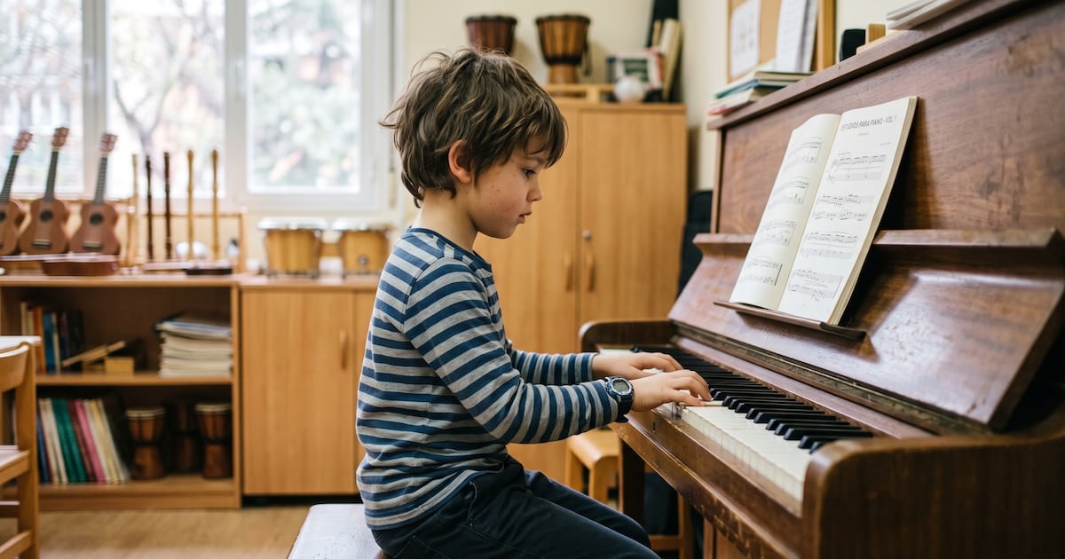 Chicos que tocan un instrumento: qué dice la ciencia sobre el vínculo con el aprendizaje y hasta dónde llega esa promesa