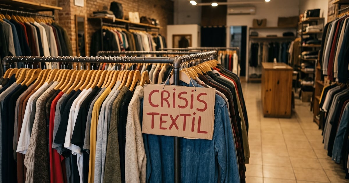 Textil: producción en mínimos históricos y un mapa de fábricas vacías que se acelera mes a mes