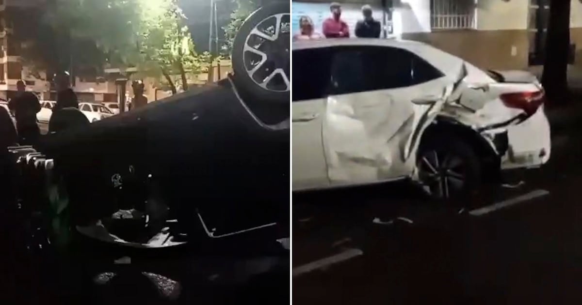 Volcó en Alberdi con 1,79 g/l de alcohol en sangre y dejó cinco personas heridas