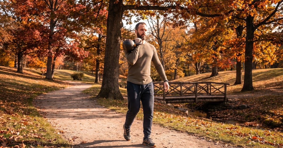Mancuernas en la mano y paso firme: cómo convertir la caminata de todos los días en un entrenamiento de brazos y hombros