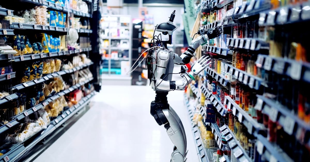 Robots que hacen el trabajo aburrido del súper: Dinamarca los prueba de noche y sin clientes