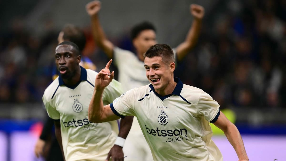 Una noche para el Brujas del italiano-alemán con abuela criolla: Tresoldi le borró la sonrisa al Inter en el Meazza