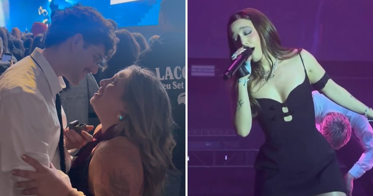 La propuesta de casamiento que se robó el final de gira de Ángela Torres en Santa Fe