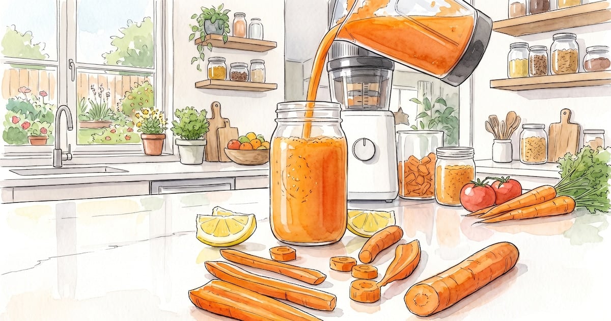 Jugo o zanahoria entera: dos formas de una misma verdura que no le hacen el mismo favor al cuerpo