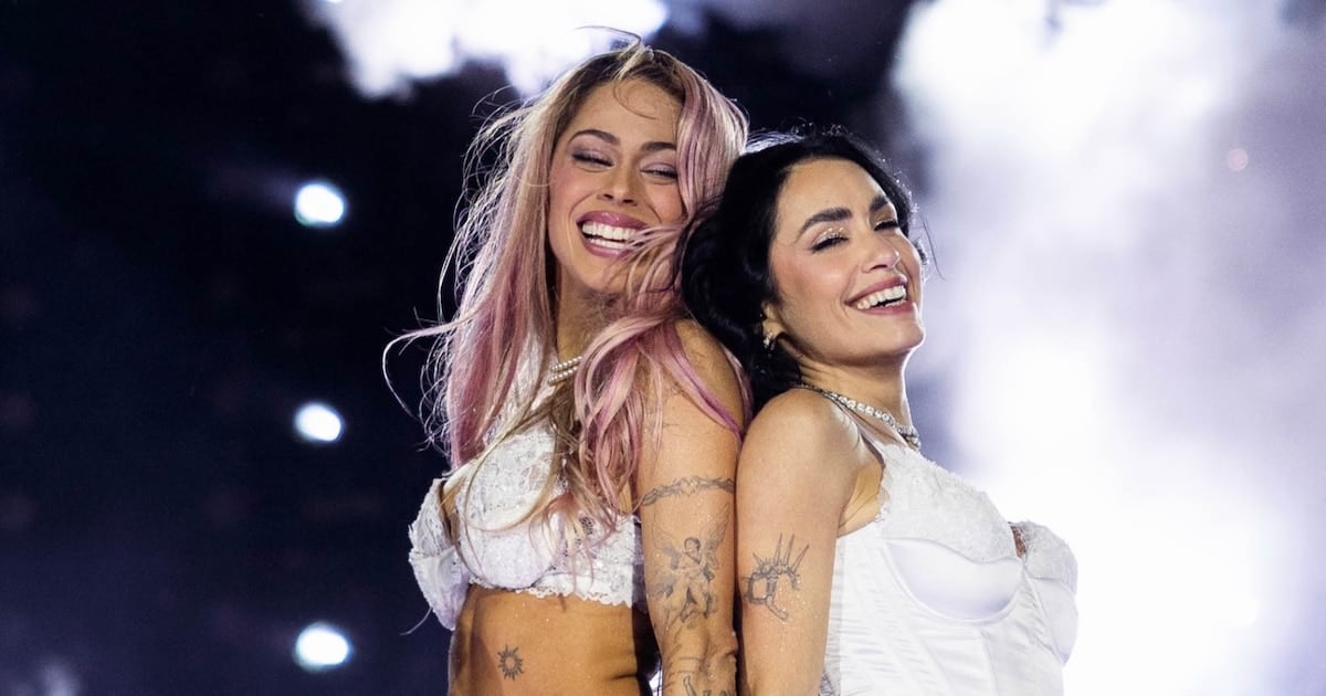 Lali Espósitoxjuntó a Tini y Marilina en una noche de|“Like a Virgin”