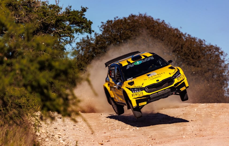 Olmedo se afirmó en la punta del Rally Cordobés y llega a la final con más de 40 puntos de ventaja